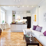 Inspirace: Jak zařídit malý obývací pokoj s kuchyní