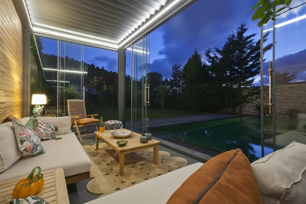 Bioklimatická pergola Aerolux